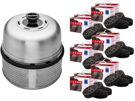 Cobb Grill Premier AIR Deluxe Holzkohlegrill - inkl. 12x Cobble Stones 6er