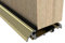 Stormguard Slimline Door Bottom Threshold Weather Seal Level Access Mobility Compliant 15mm high Wind Water and Draught Proofing (Gold)
