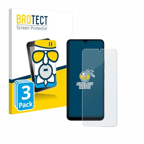 BROTECT Protector Pantalla Mate Cristal para Xiaomi Redmi 13C (3 Unidades) Protección Anti-Reflejos