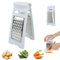 Guittly Foldable Grater for Vegetables Made of Stainless Steel, Foldable Vegetable Grater with Coarse and Fine Grater, Vegetable Slicer, Double Edge Kitchen Grater, Hand Potato Grater for Raw