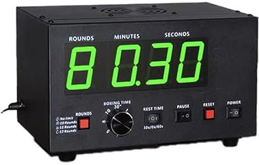 IIGEN Workout-Timer-Wand-Intervalluhr, Klassischer Box-Intervall-Timer, Fitnessstudio-Timer for MMA, persönliche Intervalluhr für Home-Gym-Fitness (Color : Green)