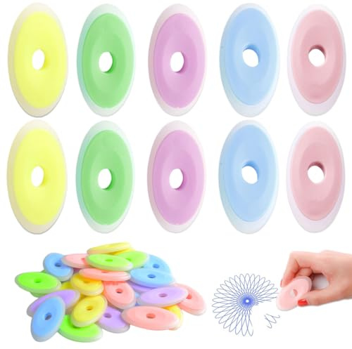 BQRKOTM 20 Stück Radierbarer Stift-radiergummi für Thermo-löschbare Tinte Gelstift Silikon-radiergummis Lustige Geschenk für Kinder, Studenten (Zufälliger Stil)
