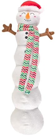 Fringe Studio „Snowball Party“ Großer Schneemann-Plüschtier für Hunde, 56 cm hoch, PetShop-Kollektion (728030)