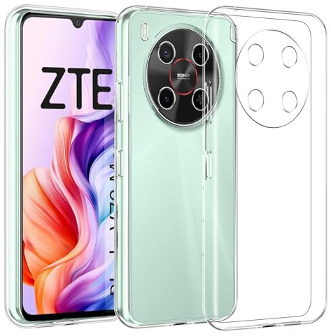 Chenvovoay Klar Hülle für ZTE Blade V70 Max (6,9 Zoll) Schutzhülle, Kratzfestes Weich Silikon TPU Transparent Handyhülle, Crystal Clear Durchsichtig Case