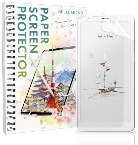 BELLEMOND | Pellicola protettiva Kent Paper compatibile con Onyx Boox Palma 2 Pro (6,1 pollici) | Pellicola opaca antiriflesso per una lettura confortevole | Texture Paper-Feel per schermi E Ink |