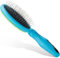 BOSHEL 2-in-1 Dog Hair Brush & Rubber Pet Hair Remover - Ergonomic Pin Brush for Detangling and Removing Excess Undercoat Fur, Ideal for Dog Grooming and Cleaning Hair from Clothes and Carpets