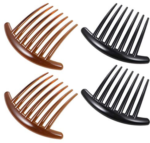 SOLUSTRE 10PCS Haarspange Kämme Acryl Seitenkamm Frauen Mädchen Damen Vintage Kopfschmuck Haarschmuck Tragbar Hochsteckfrisuren Zubehör