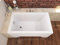 BADLAND Badewanne Original Weiß Acryl Wanne Rechteck CAPRI 100x70 KOMPLETTSET SET mit Weiß Acrylschürze + Füßen und Exklusive Chrom Automatik Ablaufgarnitur Made in EU 4in1