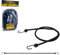 fuxton Lot de 10 tendeurs en Caoutchouc avec Crochets des Deux côtés, 100 cm (Sangle, extenseur, tendeur à Bagages, Bande élastique) pour Porte-Bagages, vélo, Voiture, Tente