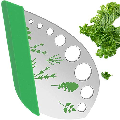 Stainless Steel Stripper Herb Stripper Herb Peeler Blade Stripper Gadget Stripper Vegetable Stripper Leaf Remover Kitchen Aid for Mangold Collard Greens Parsley Basil Rosemary Herbs