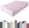 EDDA LUX Spannbettlaken für 20-40 cm hohe Matratzen, 180 x 200-220 bis 200 x 200-220 cm, Öko-Tex, Baumwolle m. 5% Elasthan, Premium Spannbetttuch für Boxspringbett, in Lavendel