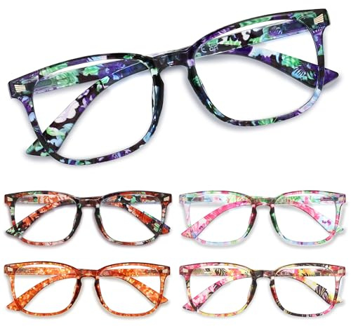 CCVOO Reading Glasses for Women/Men, Eyeglasses, Blue Light Readers for Women/Men, Computer Eye Glasses, Cheaters