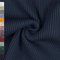 Bündchenstoff Finia, Grobstrick-Bündchen, Schlauchware, gerippt, uni navy (Länge am Stück: ab 25cm x Breite: 30cm/60cm)