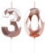 Yiran Geburtstagskerzen 30, 5cm Roségold - Kerzen für Geburtstag und Tortendeko
