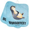 Mr. & Mrs. Panda Personalisierte Topflappen Pinguin Lachen - Personalisierte Geschenke, Personalisierte Topfuntersetzer, Topflappen mit Namen, LOL,