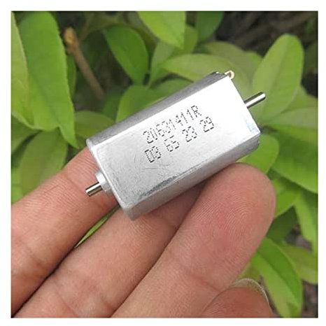 LWOMAN Paseo Recargable Motor de Pelacables, Mini Motor pulidor, Motor de avión, Motor de afeitadora, Motor de 7,2 V 180 CC, Motor de Juguete DIY de Doble Eje Motor del vehículo