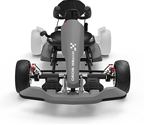 HYPER GOGO Hoverboard Sitz - Hoverboard mit Sitz Erweiterung für 6,5-10 Zoll Hoverboards - Hoverkart(Grau)