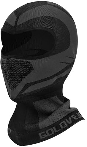Faneam Sturmhaube Winter Herren Damen, Winddichte Sturmhaube Balaclava Ski Maske,Multifunktionstuch Gesichtsmaske Motorradmaske für Winter Sport,Motorrad,Fahrrad,Ski,Schwarz