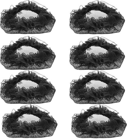 POPETPOP Haarnetz Für Haarknoten Mittlere Größe Aus Elastischem Stoff Damen Haarnetz Für Ballett Und Tanzdutt Haarschmuck Für Krankenschwestern Und Weibliche Nutzer 20 Stück