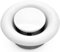H&C VENT Vanne d'évacuation Ø 125 mm de diamètre en acier blanc couvercle rond diffuseur réglable HVAC plaque d'air Valve – Hotte de ventilation tuyau de ventilation système d'alimentation en air