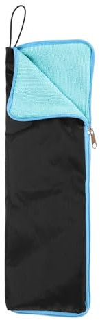 Uxcell Wet Umbrellas Bag 12 3/5x4 Superfine Fiber Reversible Umbrellas Sleeve Cover Portable Waterproof Case for Storage Carry Travel Home Outdoor Sky Blue