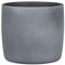 Scheurich Solido - Pot de fleurs en céramique - Dark Stone - Diamètre : 17,6 cm - Hauteur : 16 cm - Volume : 3,1 l