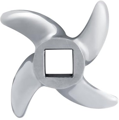 KIMISS 1 Pièces en Acier Inoxydable, Accessoires de Remplacement de Coupe de Hachoir à éponge 22 Tritacarne Ustensiles de Cuisine et Gadgets Hachoir à Viande Lame Couteau Hachoir (12#)