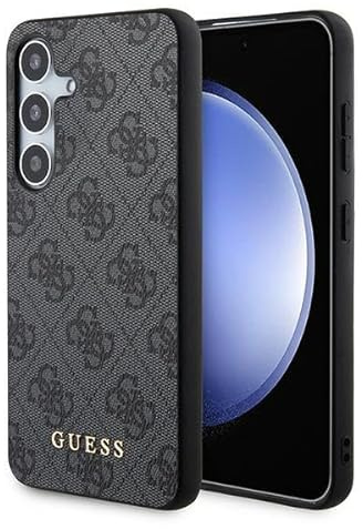 CG MOBILE Guess GUHCS24SG4GFGR Hülle für S24 S921 Schwarz hardcase 4G Metal Gold Logo