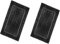 Opel tex Lot de 2 tapis de bain et de toilette 100 % coton - 50 x 70 cm - 1000 g/m² - Épais et antidérapant - Réutilisables - Noir