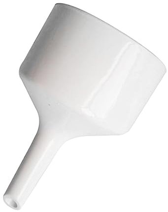 PLAFOPE Embudo de Cerámica Resistente de 80 Mm con Tapas Resistentes a Ácidos Y Bases para Investigación Científica en Laboratorios Escolares