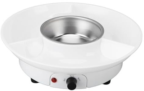 Máquina para Hacer Fondue de Chocolate, 25 W, 2 Engranajes, Fuente de Postre Eléctrica de Lujo, Juego de Olla para Fondue con 10 Tenedores, de Queso y Caramelo para