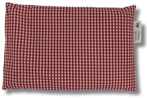 Franzis Nähstube I Lavendelkissen I 20x30cm I kariert rot I 100% Baumwolle & 100% Lavendel I Duftkissen I Schlafhilfe & Stressabbau I Aromakissen