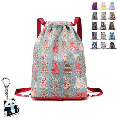 HNTKGME Faltbarer Reise-Sportrucksack Mit Kordelzug Und GroßEr KapazitäT Zur Trocken-Nass-Trennung, Wasserdichter, Leichter Rucksack Mit GroßEr KapazitäT Und Mehreren Taschen FüR Damen (E)