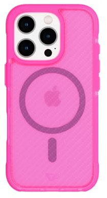 Tech21 EvoArmor for iPhone 16 Pro Compatible with MagSafe - Impact Protection Case 21x Military Standard Tested in Pink