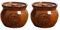 OFFSCH 2 Piezas Taza De Sopa Más Cálido Cazuela Hacer Vajilla Caldera Ollas De Barro Para Cocinar Fritura Ollas Grandes Para Cocinar Tapa Olla Sopera Tazones De Sopa Cocinando Cerámica