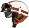 Casco Jet Moto Vintage Omologato ECEDOT Mezzo Pelle Casco Da Motociclista Caschi Cromwell Con Occhiali Portatile Casco A Scodella Per Uomo Donna Scooter Street Cruiser 5,M:57-58CM