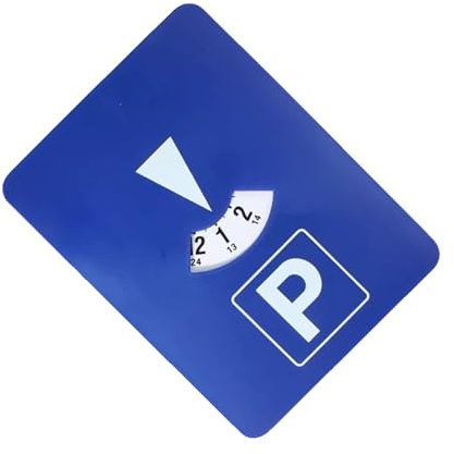 BABYVIVA Disque Minuterie Stationnement Numérique Facile À Utiliser Outil D'horloge Portable pour L'heure D'arrivée Afficher Le Stationnement