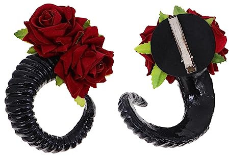 SAFIGLE Festival Hairband with RAM Horns Cosplay Headpiece and Fashion Hair Accessory for Parties and Photography Comfortable and Lightweight Design for Themed Events and Costumes