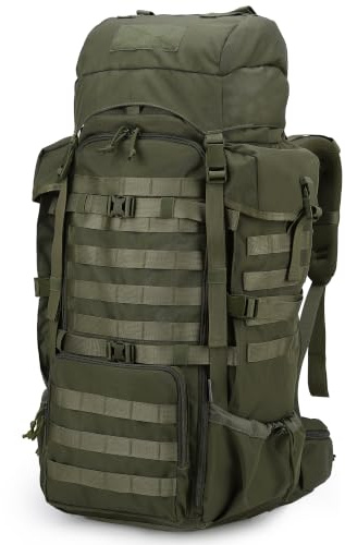 Mardingtop 70L Rucksack Wanderrucksack Trekkingrucksack Großer Rucksack | mit Regenhülle Backpacking Rucksack Herren für Camping Trekking Bergsteigen Outdoor Reise Taktischer