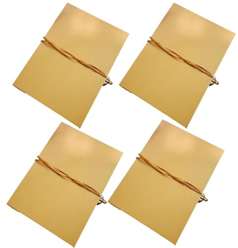 Generic Akkordeon-Skizzenbuch, 4 Stück, 7,1 x 11,4 cm, 70 Seiten, Mini-Kunstbuch, Ziehharmonika-Design, weißes Papier