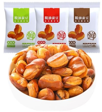 Oil-free Broad Beans In Small Packages With Various Flavors(10bag,Barbecue flavor/25g)