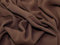 Hand-Georgette-Stoff –, Meterware, Braun