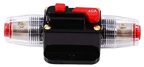 Interruttore automatico, 1pc 12V DC 40A Interruttore automatico Ripristino fusibile ripristinabile Conveniente Facile utilizzo per autoradio circuito Auto elettrica di grandi dimensioni