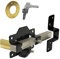 Haven Heritage 50mm Single Locking Long Throw Gate Cays Lock,Elongated Keep with Stainless Steel Bar
