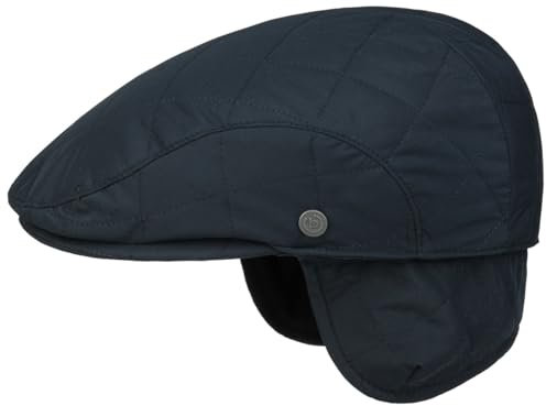 bugatti Quilted Flatcap Schirmmütze Schiebermütze Steppmütze (57 cm - dunkelblau)