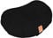GORILLA SPORTS® Yoga-Kissen Halbmond Sitzhöhe 19 cm Schwarz – Meditationskissen mit waschbarem Baumwoll-Bezug und Bio-Dinkelfüllung