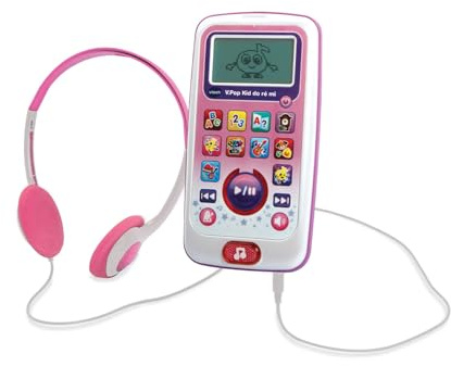 VTech - V.pod Kid Do, D, Mi Rose – Musik-Player Lernspieler/3-6 Jahre – Version FR 196255