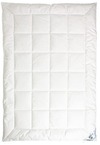 Arctic Bettdecke 135/140x200 cm – 4-Jahreszeiten Steppdecke aus Oeko-Tex Baumwolle mit Mikrofaserfüllung – Allergikergeeignet, waschbar bei 60°C – Sommer & Winter