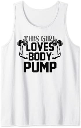 This Girl Love Body Pump Femme Haltérophilie drôle Débardeur