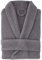 Top Towel Elegant-Accappatoio per Donna e Uomo 100% Cotone, 500 g/m² -Opzione con o Senza Cappuccio-Morbido e Assorbente per Doccia, Spa e Piscina, Grigio, XL Unisex-Adulto